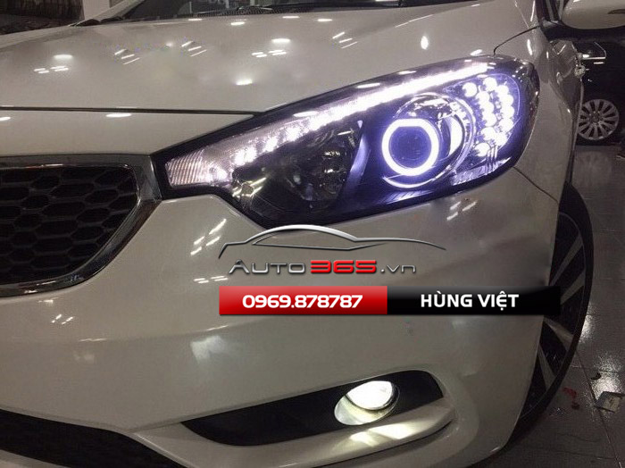 Độ đèn cho kia k3 sáng nổi bật trong đêm